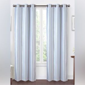 ***NEW*** MARIA’s COLLECTION Grommet Faux SIlk Light Gray Panel 54” x 84”